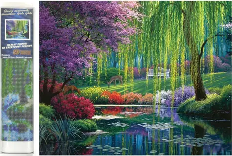Norimpex Diamantové maľovanie Leto v parku / 30x40 cm