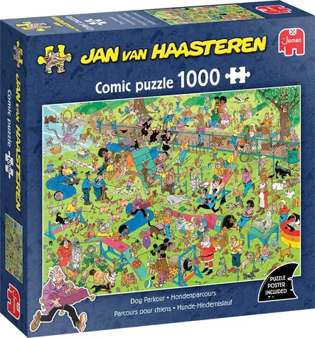 JUMBO Puzzle JvH Psí park / 1000 dielikov / od 15 rokov