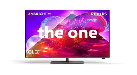 50" Philips 50PQS9001/12 sivá / Televízia / QLED / Ambilight / 120Hz / 4K UHD / Titan OS / HDMI 2.1