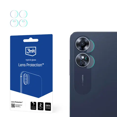 3mk Lens Protection pre Oppo A17 / Sklo na fotoaparát / Hybridný