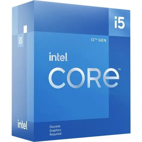 Intel Core i5-12400F / Procesor / 2,5 GHz, TB 4,4 GHz / 6C12T / 18MB cache / LGA1700 / 65W / BOX s chladičom