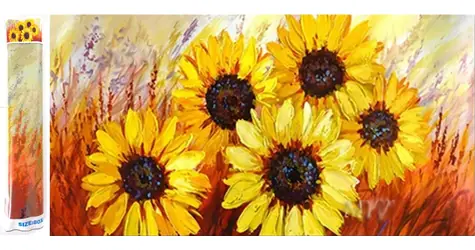 Norimpex Diamantové maľovanie Krásne slnečnice / 80x40 cm