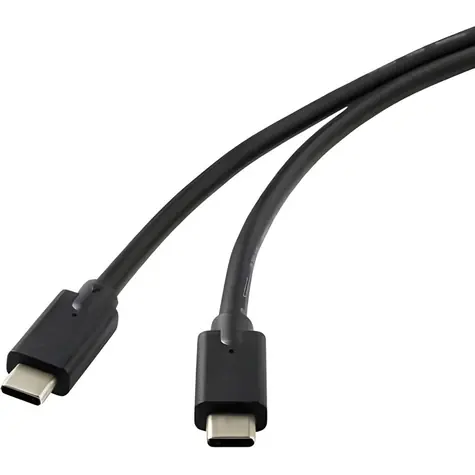 MicroConnect USB-C 3.2 Gen2x2 čierna / Kábel / USB-C (M) - USB-C (M) / 1 m / 20 Gbit/s