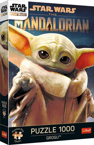 Trefl Puzzle Premium PLUS Star Wars: Mandalorian - Grogu / 1000 dielikov / 68,3 x 48 cm / od 12 rokov