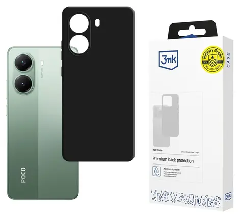 3mk Matt Case čierna / Ochranný kryt / XIAOMI POCO X7 Pro