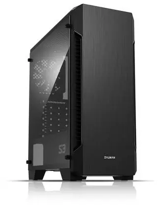Zalman S3 čierna / Skriňa / ATX / Tvrdené sklo / bez zdroja / USB 3.2 Gen2 Type-A