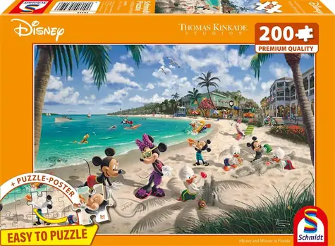 Schmidt Puzzle Mickey a Minnie: Na Floride / 200 dielikov / od 8 rokov