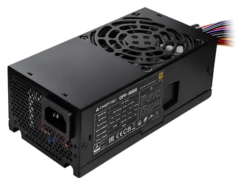 Chieftec SMART GPF-500G čierna / Zdroj / TFX / 500W / 80 PLUS Gold / aktívny PFC