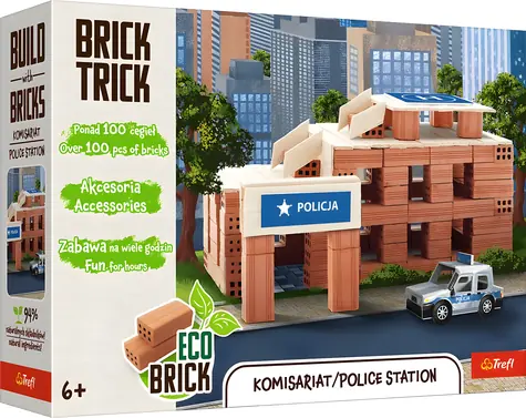 Trefl Stavebnica BRICK TRICK Policajná stanica M / 100 dielov