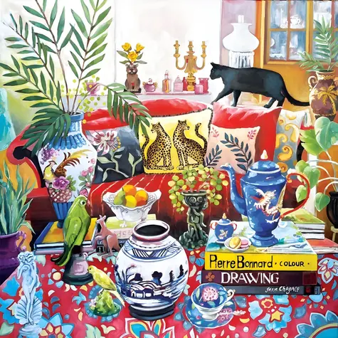 MAGNOLIA Puzzle Mačacia prechádzka / 1023 dielikov / 60 x 60 cm