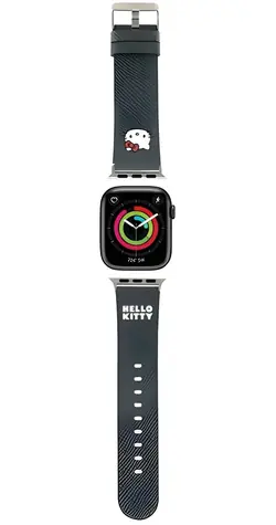Hello Kitty Kitty Head remienok čierna / Remienok pre Apple Watch / 38/40/41mm
