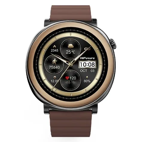 HiFuture Aurora SmartWatch hnedá / Chytré hodinky
