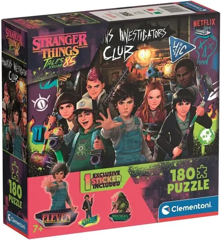 Clementoni Puzzle Stranger Things Tales from 85: HIC / 180 dielikov / od 7 rokov