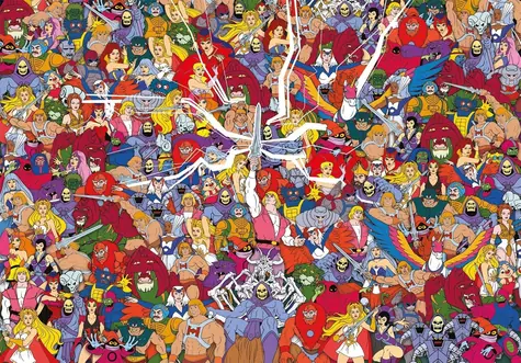 Clementoni Puzzle Vládcovia vesmíru / 500 dielikov / 49 x 36 cm