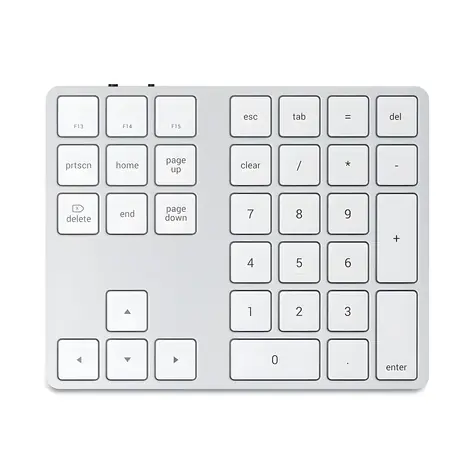 Satechi Extended Wireless Keypad strieborná / Bezdrôtová numerická klávesnica