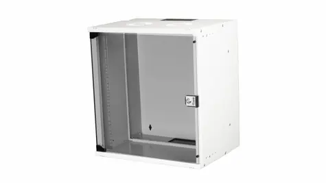 Equip ECO 540x400mm svetlo šedá / Nástenná skriňa / 19" / 12U / Sklenené dvere