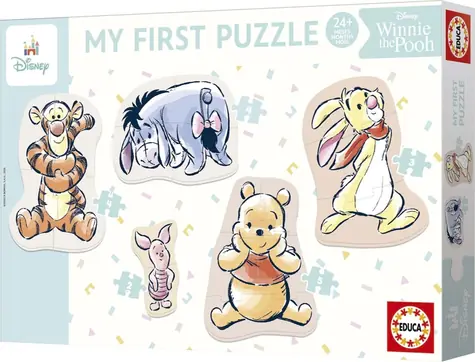 Educa Baby puzzle Medvedík Pú 5v1 (2-5 dielikov) / 24 x 16 cm