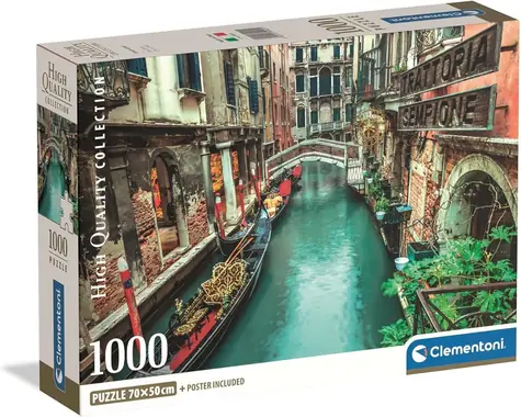 Clementoni Puzzle Benátsky kanál / 1000 dielikov / od 18 rokov
