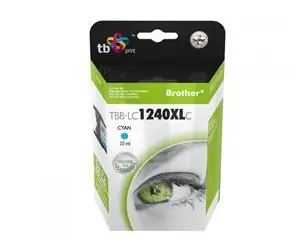 TB LC1240C azúrová / Atramentová kazeta / kompatibilná s Brother / 860 strán / 20 ml