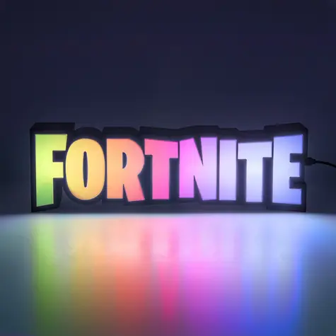 PALADONE RGB svetlo Fortnite / Batéria alebo USB / Nastaviteľný jas / Reakcia na zvuk / Diaľkový ovládač