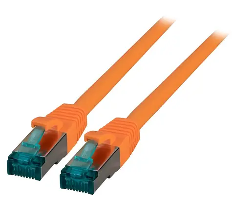 EFB oranžová / Patch kábel / Cat6A S/FTP / LSZH / RJ-45 / 5 m