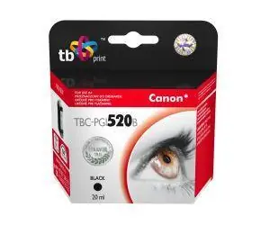 TB PGI-520BK čierna / Ink. kazeta / kompatibilná s Canon PIXMA / 100% nová / 20 ml / s čipom
