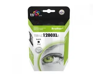 TB LC1280XLBK / Atramentová kazeta / kompatibilná s Brother LC1280XL / čierna / 912 strán