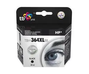 TB TBH-364XLBR čierna / Atramentová kazeta / kompatibilná s HP CB321EE (364XL) / 17,5 ml / 550 strán