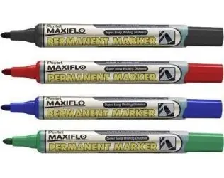 Pentel NLF50 zelený / Popisovač / Permanentný / 1,5 mm