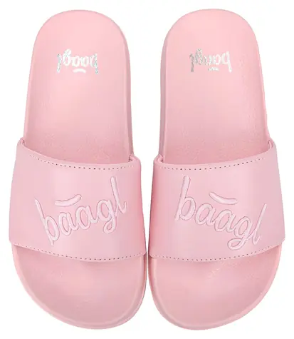 BAAGL Šľapky Logo Pink / veľ. 31