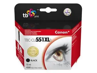 TB CLI-551XL kompatibilná čierna / Atramentová kazeta / pre Canon Pixma MG5450, MX925 / 4500 strán / 15 ml