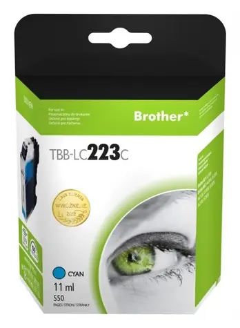TB kompatibilná kazeta Brother LC223 cyan / Atramentová kazeta / 550 strán / 11 ml