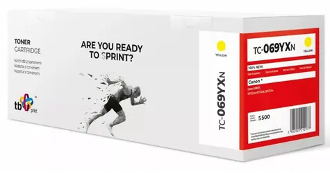 TB CRG069H YE žltá / Toner / pre Canon MF752Cdw, MF754Cdw, LBP673Cdw / 5.500 strán