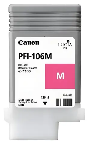 Canon PFI-106 M purpurová / Atramentová kazeta / 130 ml / imagePROGRAF iPF6400