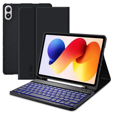 Tech-Protect SC Pen + Keyboard čierna / Puzdro s klávesnicou / XIAOMI POCO Pad M1/Redmi Pad 2 Pro 12.1"