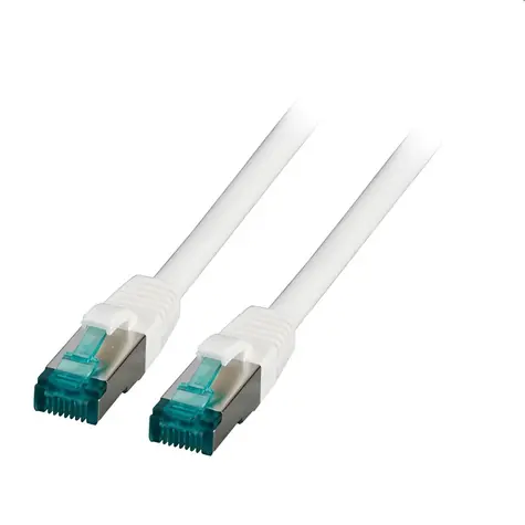 EFB Cat6A 0,15 m biela / Patch kábel / S/FTP / LSZH / RJ-45