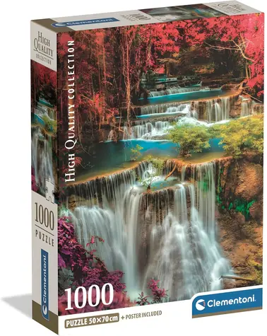 Clementoni Puzzle Farebné thajské vodopády / 1000 dielikov / od 14 rokov