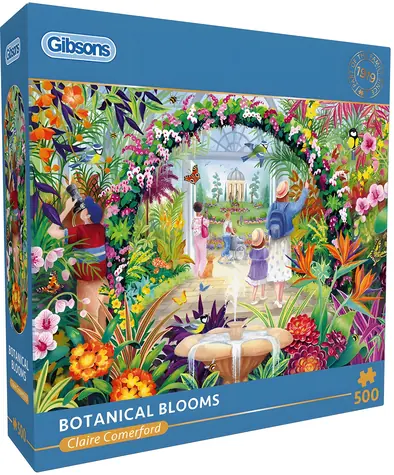 GIBSONS Puzzle Botanická záhrada / 500 dielikov / 49x34 cm