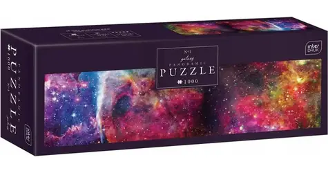 INTERDRUK Panoramatické puzzle Galaxy: Vesmír / 1000 dielikov / 96x32 cm