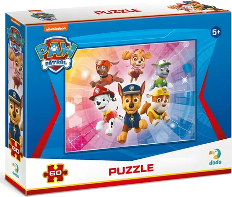 DODO Puzzle Tlapková patrola: Super partia / 60 dielikov