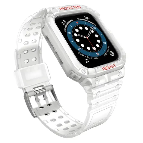 Hurtel Armored Case Apple Watch 38/40/41 mm transparentný / Ochranný kryt