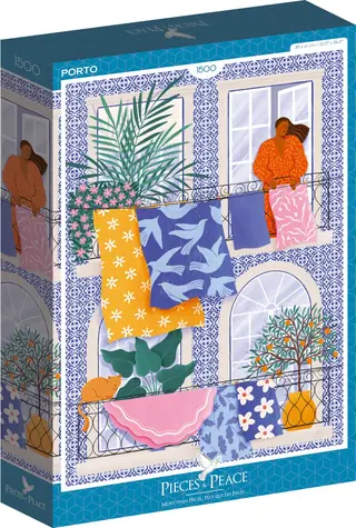 PIECES & PEACE Puzzle Porto / 1500 dielikov / 61 x 85 cm