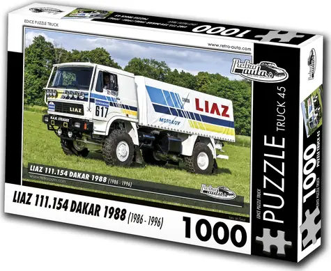 RETRO-AUTA Puzzle Liaz 111.154 Dakar 1988 (č.45) / 1000 dielikov / 66 x 47 cm