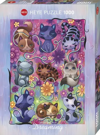 HEYE Puzzle Dreaming: Mačiatka / 1000 dielikov / 50 x 70 cm