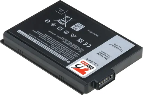 T6 Power Batéria pre DELL Latitude 5430 Rugged & 7330 Rugged Extreme / Li- ION / 3cell / 4690mAh / 53,5Wh