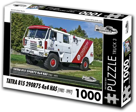 RETRO-AUTA Puzzle Truck č. 3 Tatra 815 290R75 4x4 HAS (1982-1997) / 1000 dielikov / 66 x 47 cm