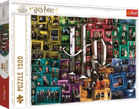 Trefl Puzzle Harry Potter: Svet Harryho Pottera / 1500 dielikov / 85 x 58 cm / 14+