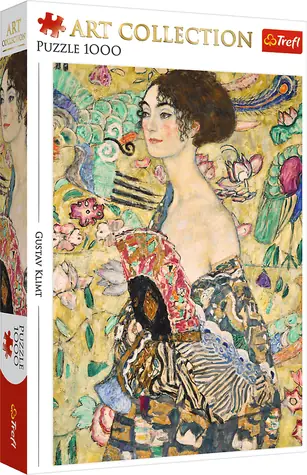 Trefl Puzzle Art Collection: Dáma s vejárom / 1000 dielikov / 48 x 68,3 cm