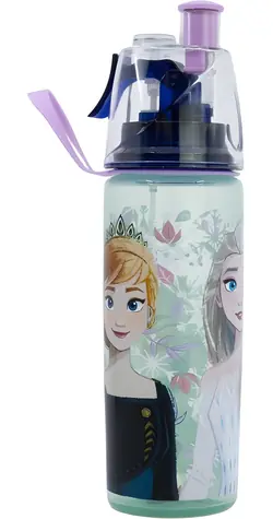 STOR Fľaša na pitie Ľadové kráľovstvo 575 ml / Fľaša na pitie / Rozprašovacie tlačidlo / Bez BPA