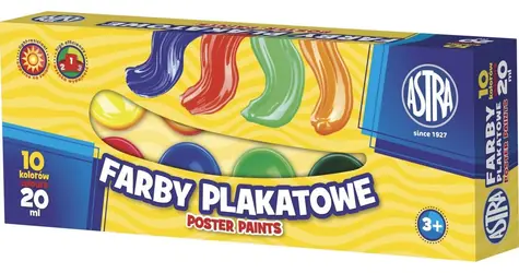 ASTRA Temperové farby 10x20 ml / od 3 rokov